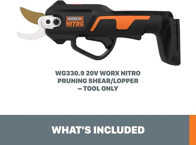 Worx 20V Worx NITRO Pruning Shear/Lopper with Power Share (Tool Only) - WG330.9 by GreenHaven Gardens