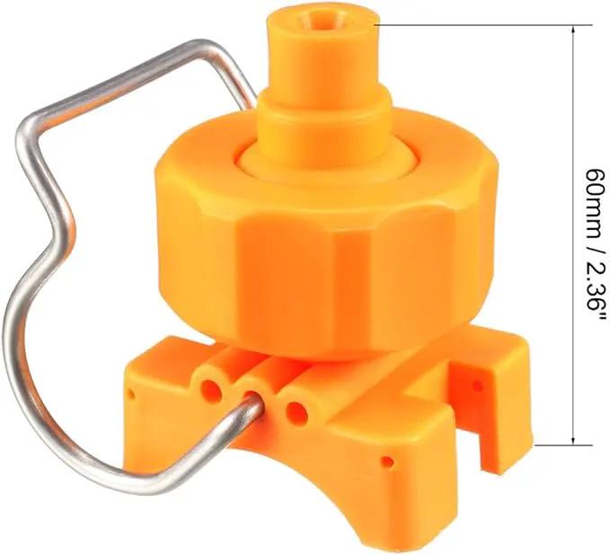 uxcell Spray Nozzle, 3/4" Adjustable Ball Flat Fan Full Cone Clamp Clip Nozzle Watering Irrigation by GreenHaven Gardens