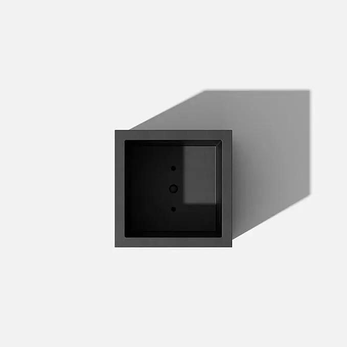 Veradek Block Series Cube Plastic Planter - Large Square Planter for Indoor or Outdoor Patio/Garden | Durable All-Weather Use with Drainage Holes | Modern Décor for Tall Plants, Trees, Flowers by GreenHaven Gardens