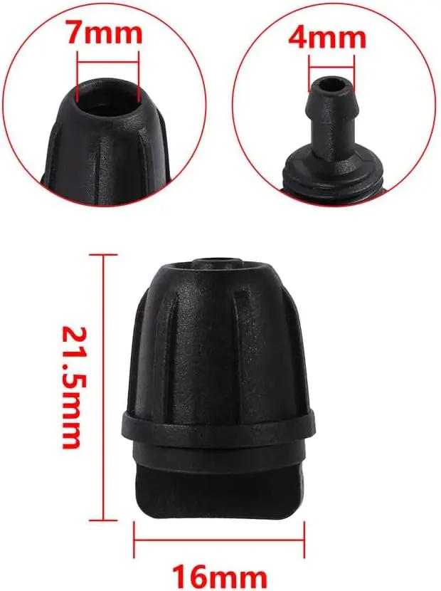 20 Pack Quick-Connect Locking 1/4" Drip Irrigation End Plug Connectors, Upgraded Plug Fittings for 1/4 Inch Irrigation Tubing, Drip Kit (End Plug - 20 Pack) by GreenHaven Gardens