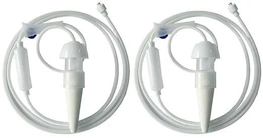 Self Watering Planter Insert, New Plant Watering Devices with Flow Regulator, Upgrade Self Watering Spikes with Controller, Vacation Drip Irrigation System Protect Your Plants (2 PCS) by GreenHaven Gardens