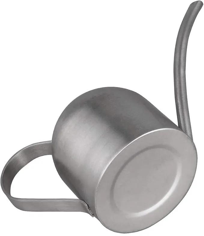 IMEEA Indoor Watering Can for House Plants Stainless Steel Watering Can Metal with Long Spout (33oz/1L) by GreenHaven Gardens
