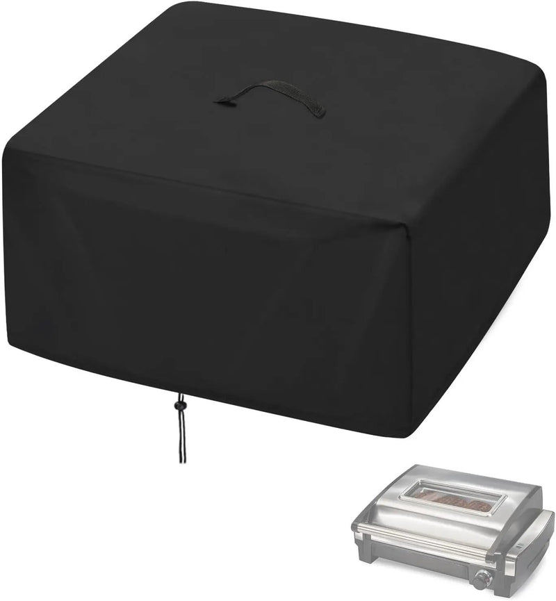 Indoor Grill Cover for Hamilton Beach 12.5x17x7in Electric Grill, Dust-Proof, Portable - Black by GreenHaven Gardens