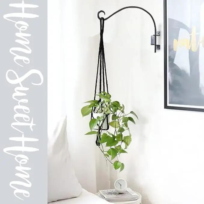 Swivel Bird Feeder Hanger Hook: Swivel Hanging Plant Bracket Outdoor - Wall Mount Swivel Hanging Hook for Bird Feeder 16Inch 2Packs by GreenHaven Gardens