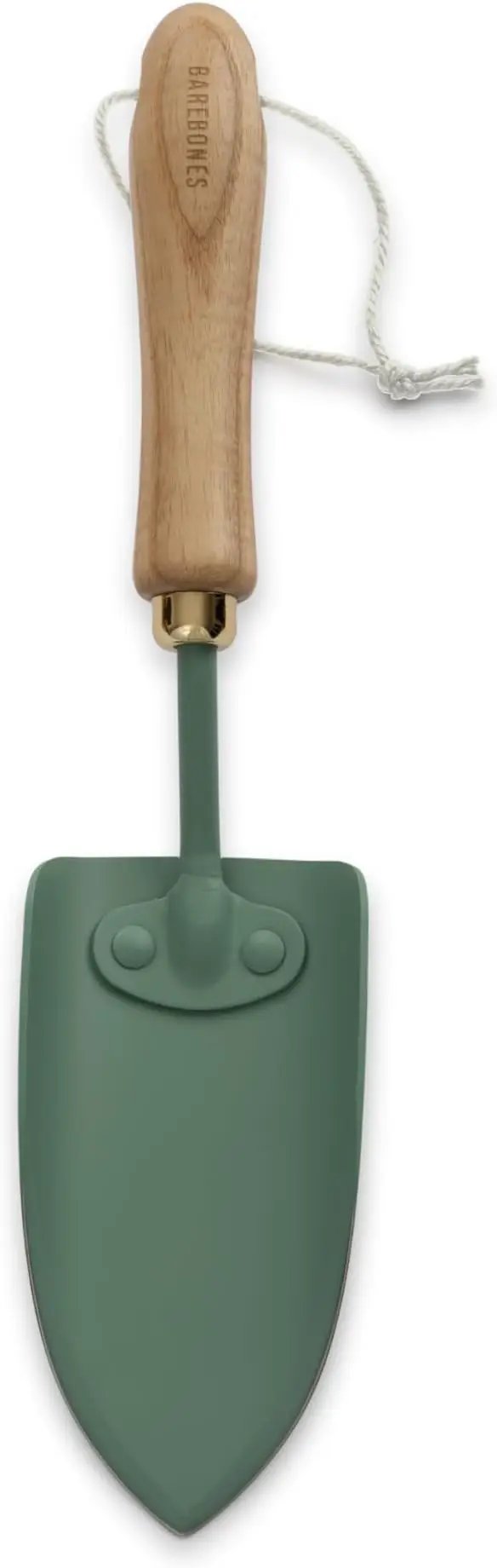 Barebones Spade Hand Trowel - Gardening Hand Tools - Stainless Steel Spade Shovel - Premium Quality Garden Spade - Japanese Garden Tool - Multipurpose Tool (Ash/Mint) by GreenHaven Gardens