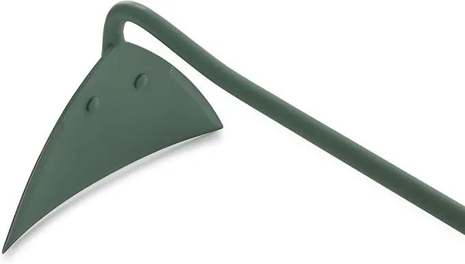 Barebones Triangle Hoe - Stainless Steel Blade Japanese Gardening Tools for Weeding Long Handle and Hand Hoe (Ash/Mint) by GreenHaven Gardens