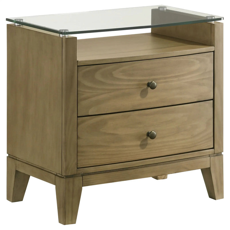 Granada 4-piece California King Bedroom Set Natural Pine by Unique Piece Furniture