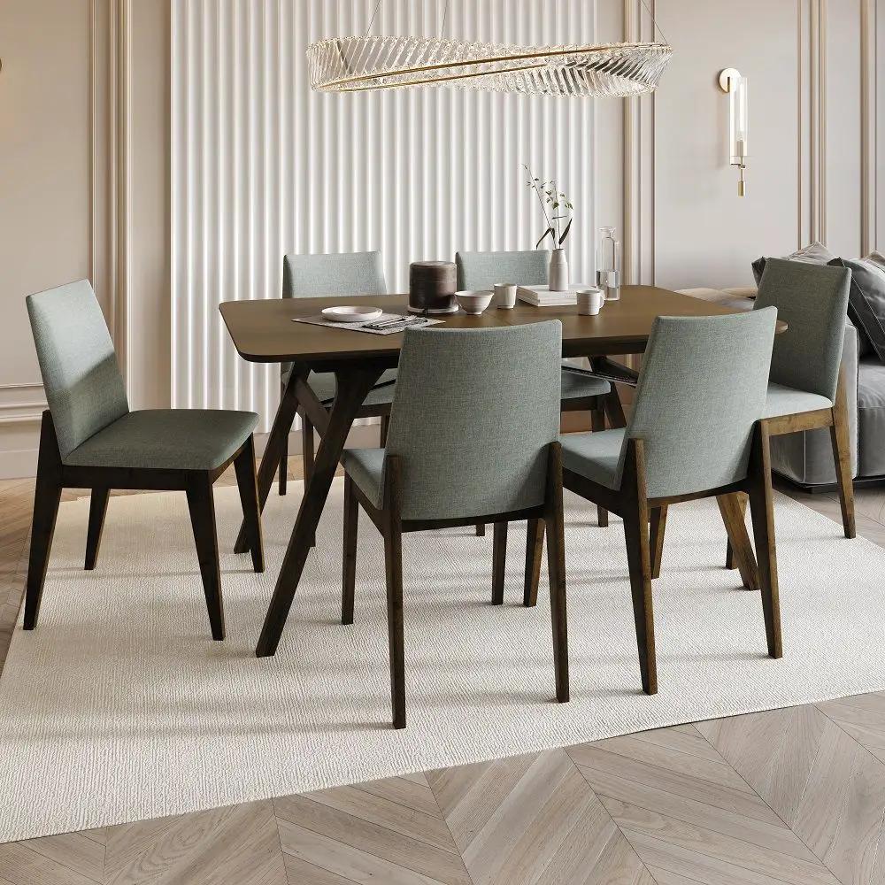 Kaela - Side Chair (Set of 2) - Walnut by Unique Piece Furniture