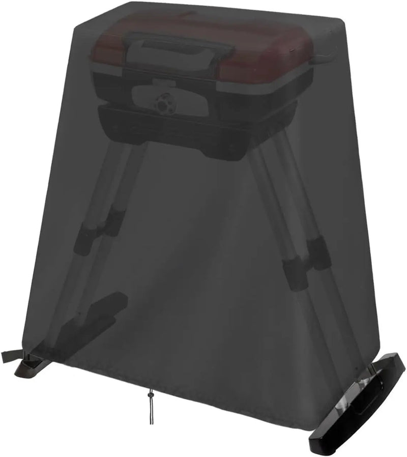 Outdoor Grill Stand Compatible for Cuisinart CGG-180, Petit Gourmet Portable Gas Grill - VersaStand Cover, Waterproof, Drawstring Design - 30 x 20 x 29 Inch by GreenHaven Gardens
