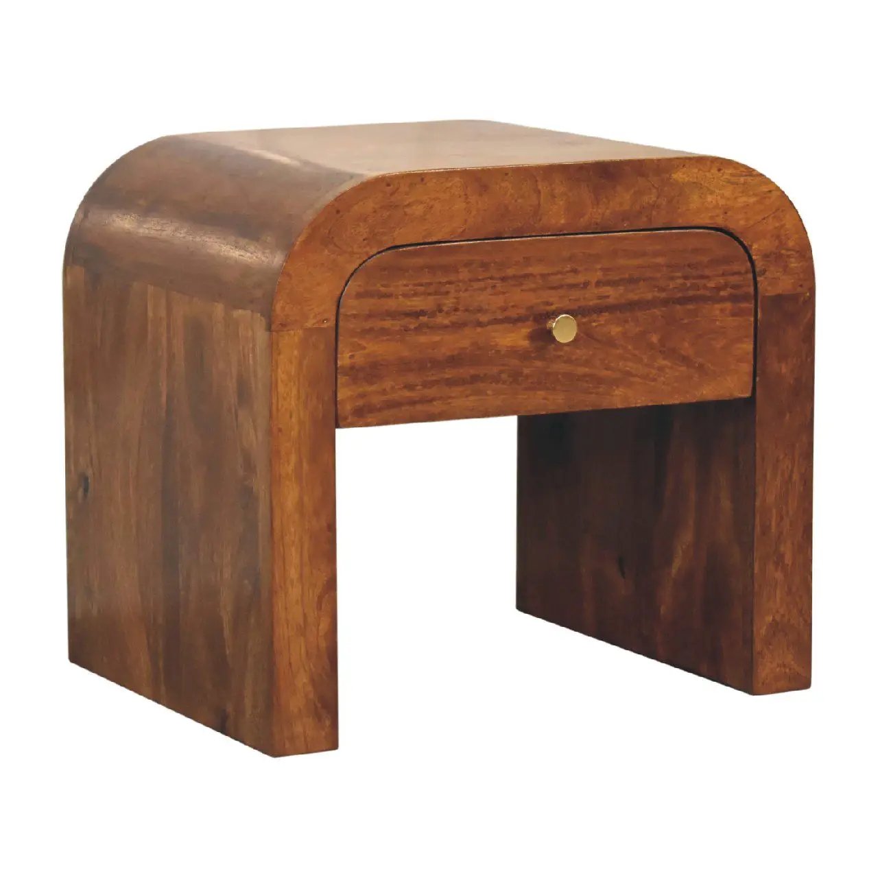 Mini Darcy - Nightstand With Curved Edges by Unique Piece Furniture