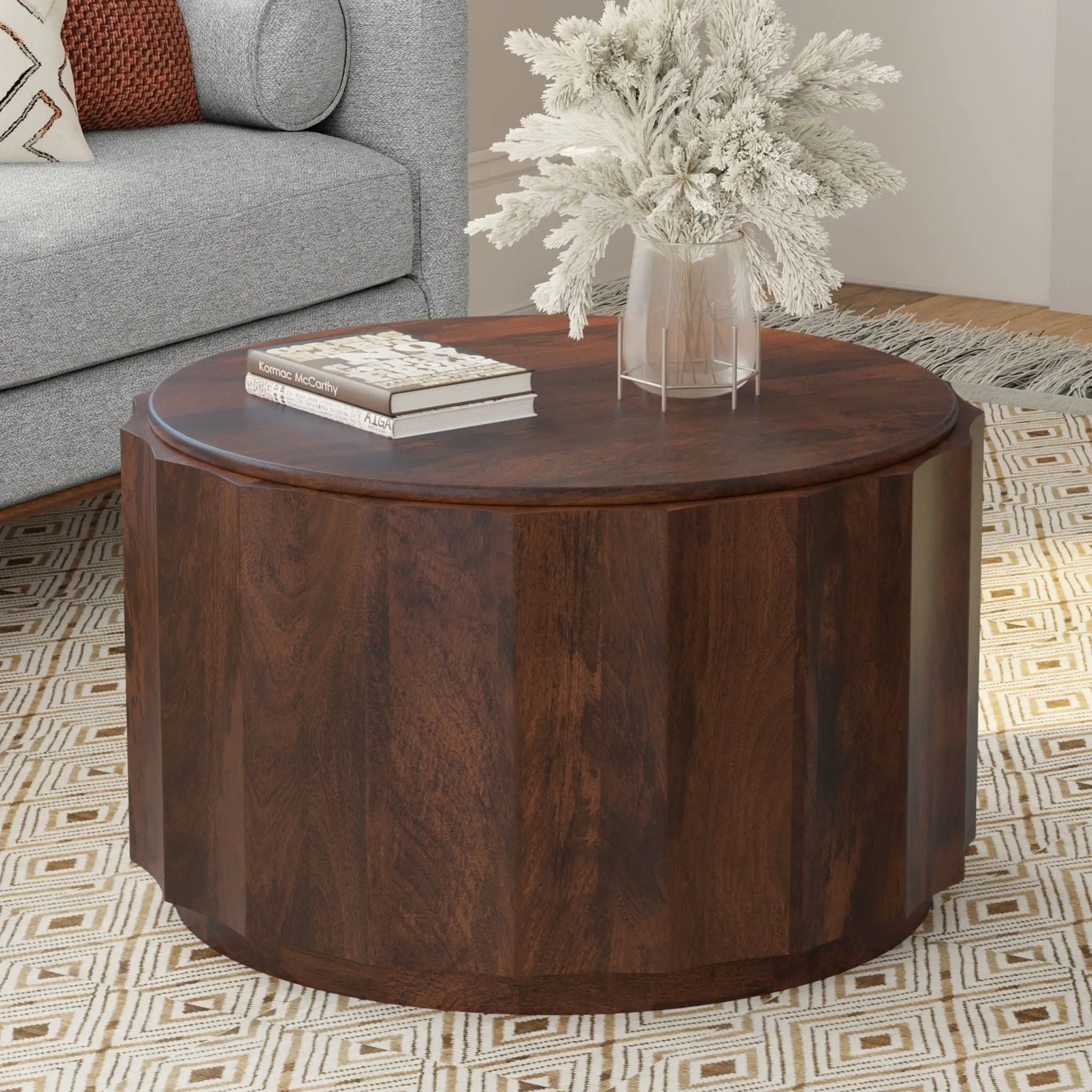 Trenton - Coffee Table - Walnut Brown by HouseOfZazla