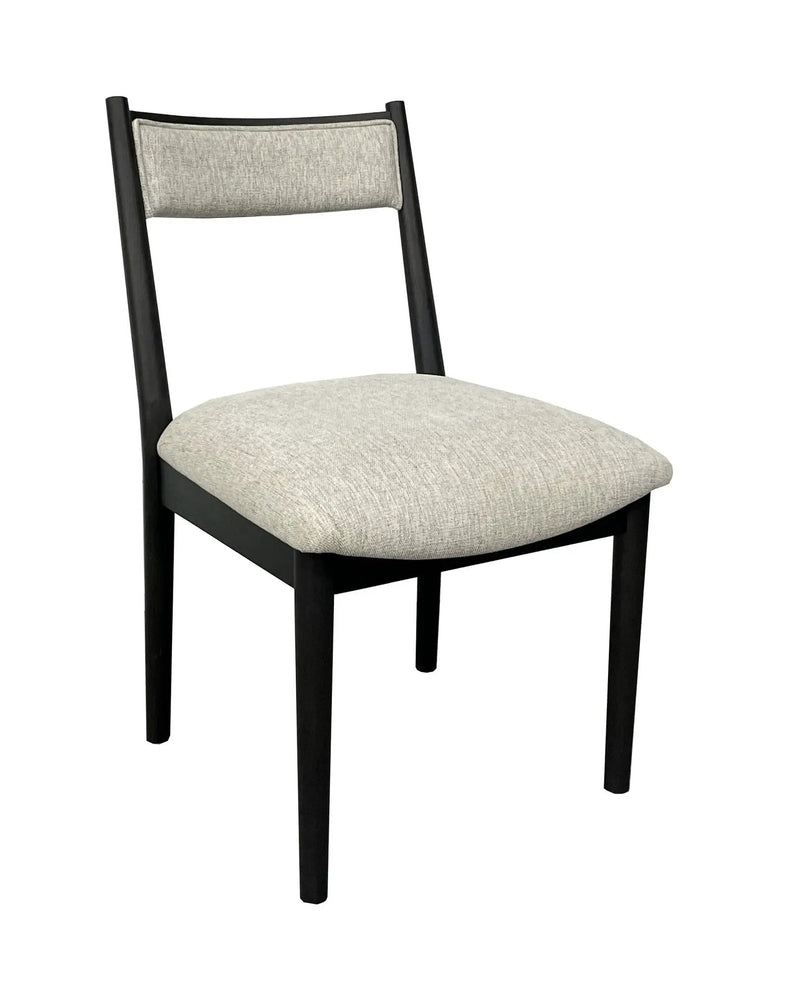 Comfortable Upholstery Cresent Chair (Set of 2) - Peppercorn by Unique Piece Furniture