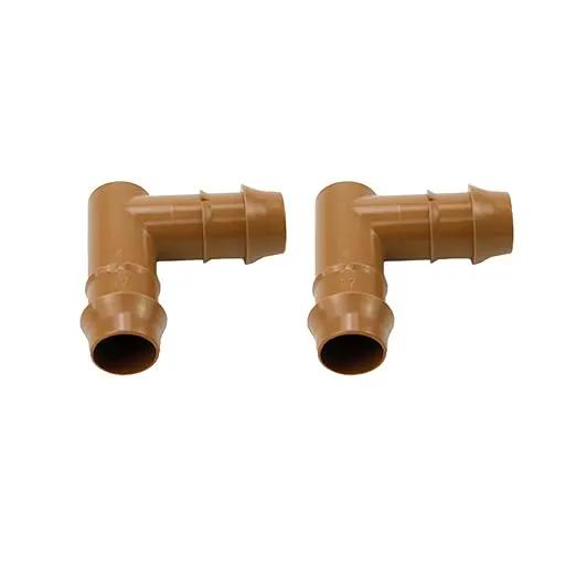 Dnyta 20pcs 1/2 Inch Drip Irrigation Elbow Fittings Elbow Connector (17mm) Drip Irrigation Fittings for Most 1/2" Irrigation Tubing or Sprinkler Systems by GreenHaven Gardens