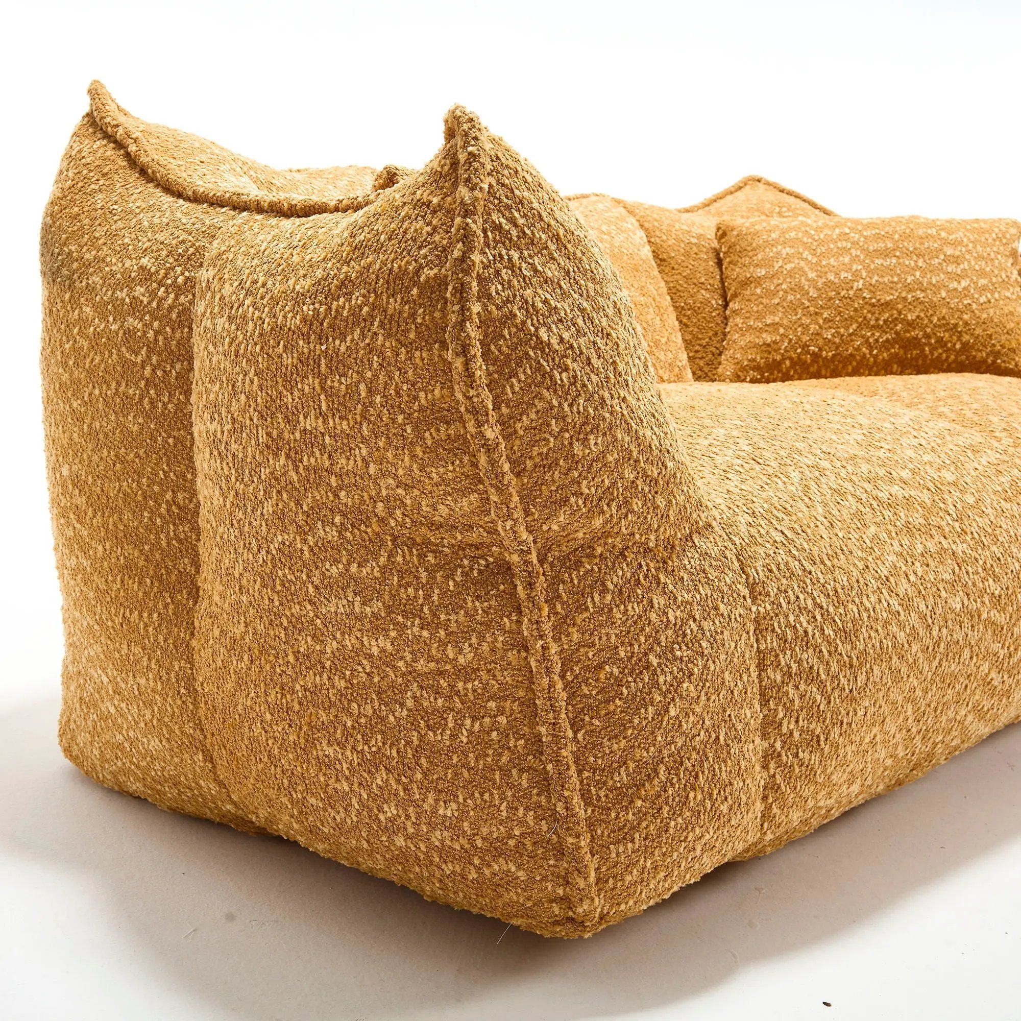Comfortable Dual Beanbag Chair With High Resilience Foam Core For 2 People by HouseOfZazla