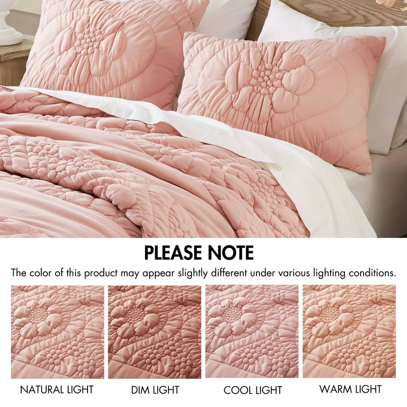 3-Piece Full/Queen Comforter Set by HouseOfZazla