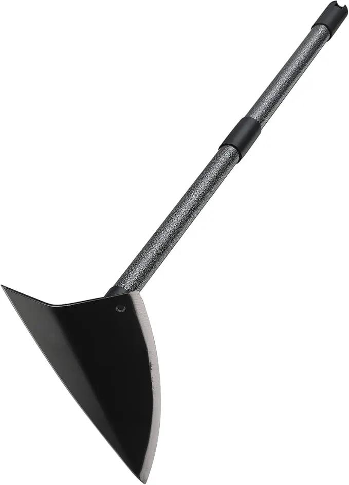 Hoe Garden Tool,Triangle Gardening Hoe with Sharp Blade for Digging,Weeding,Cutting and Loosing Soil,60 Inch Adjustable Length Metal Handle… by GreenHaven Gardens