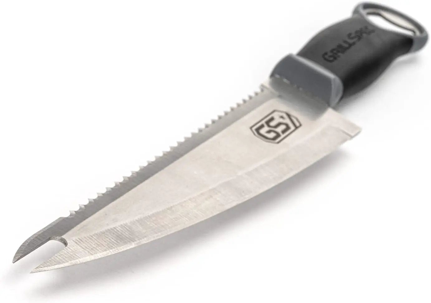 VIPER Grill Utility Knife - 8 inch High Carbon Stainless Steel Chef Knife Bread Knife Meat Turner Bottle Opener with Sheath Grilling Gifts for Dad Men by GreenHaven Gardens