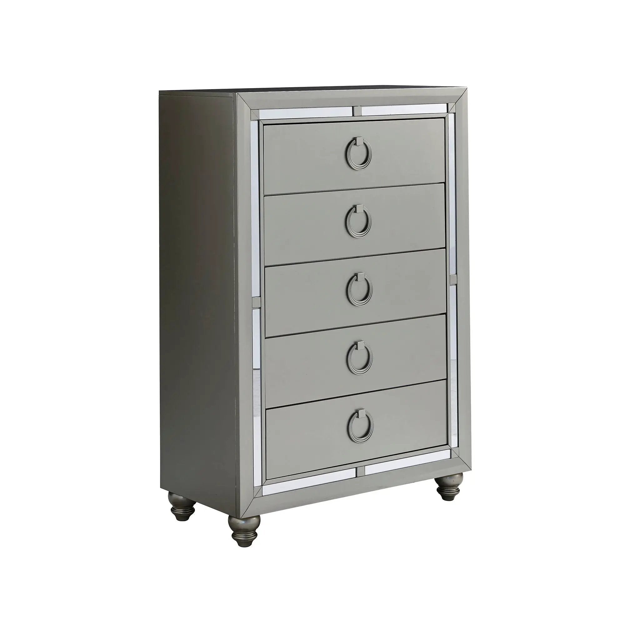 Chloe - Chest - Gemstone Silver by Unique Piece Furniture