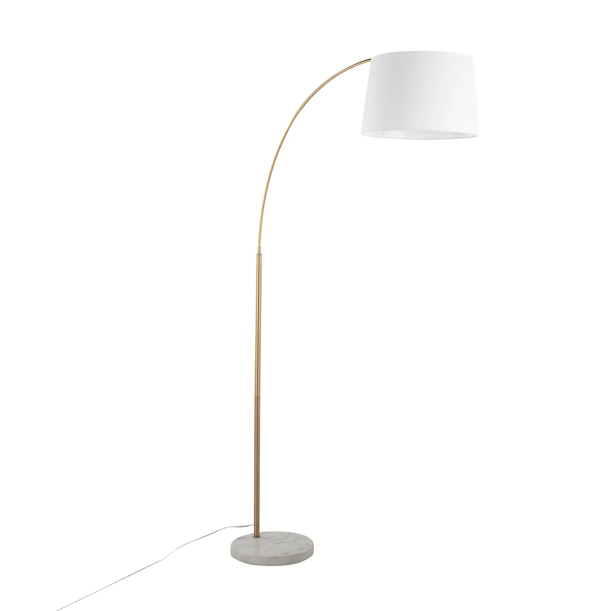 March - Contemporary Floor Lamp & Elegant Finish by HouseOfZazla