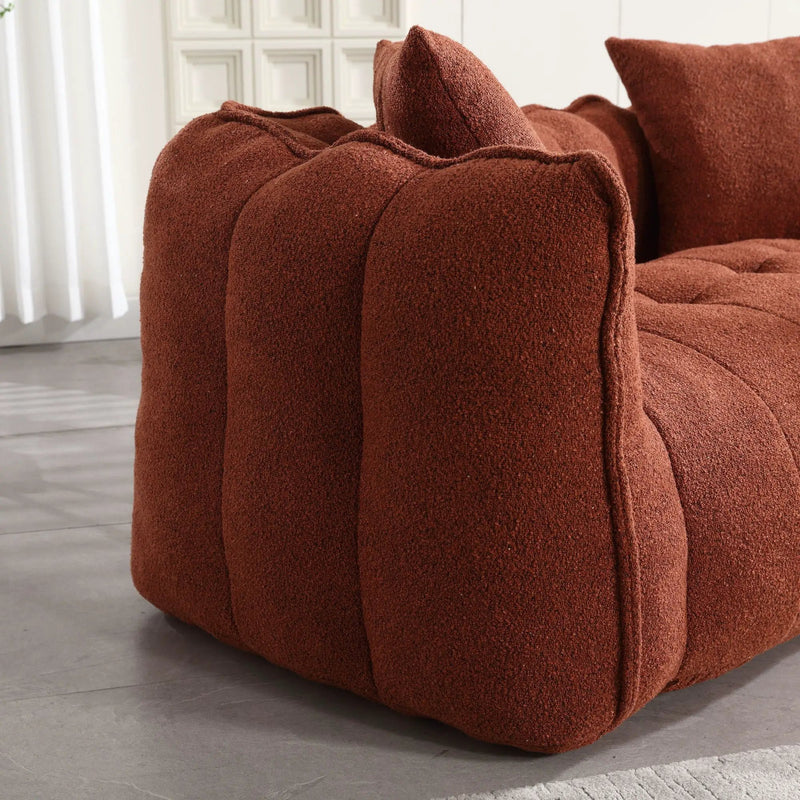 Cozy Beanbag Chair With High Resilience Foam Core For 2 by HouseOfZazla