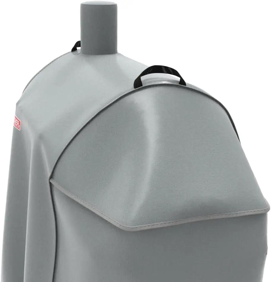 Expert Grill Offset Smoker Cover, Waterproof Grill Cover, 56.5 inch Light Gray by GreenHaven Gardens