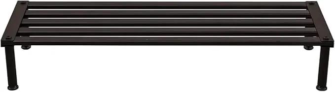 Metal Plant Stand, Rust-proof Aluminum Display Rack, Plants Display Stands Decoration Racks for Living Room Garden Balcony Patio (Ebony, 31.5Inch Low Leg) by GreenHaven Gardens