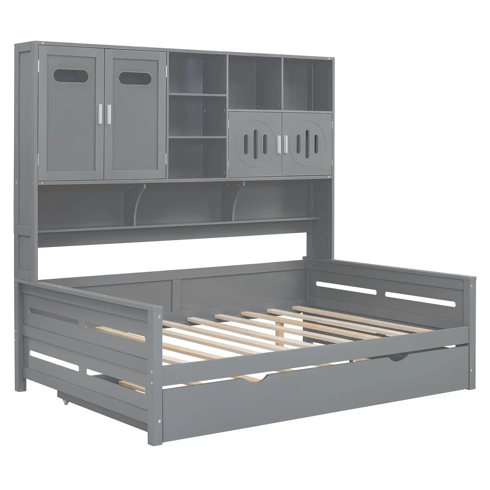 Daybed With All-In-One Cabinet And Shelf by Unique Piece Furniture