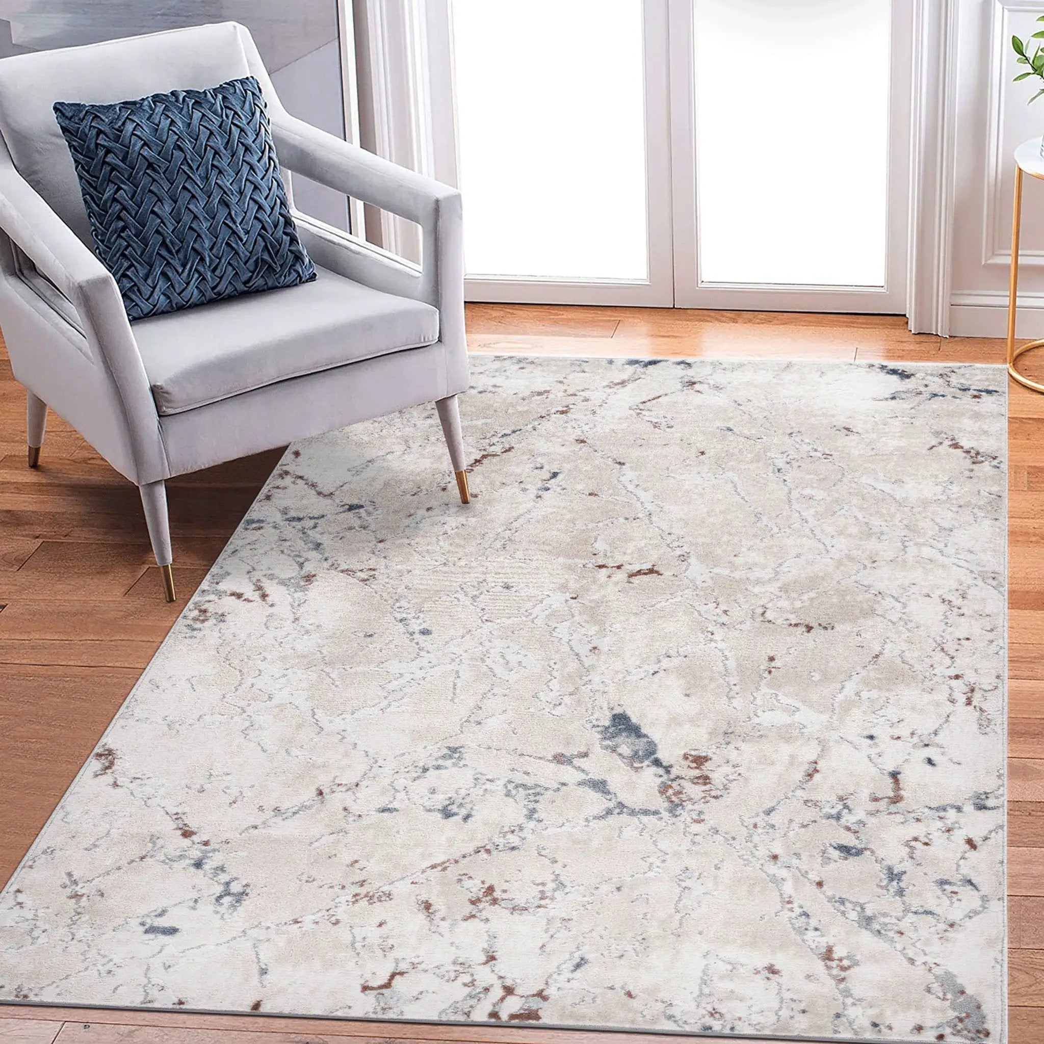 Marfi - 8' X 10' Contemporary Area Rug - Multi by HouseOfZazla