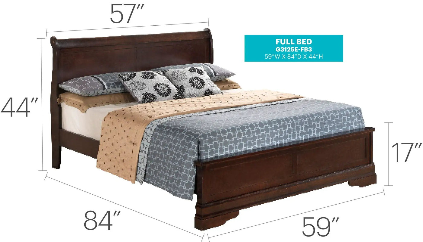 Sleigh Bed With Low Footboard by HouseOfZazla