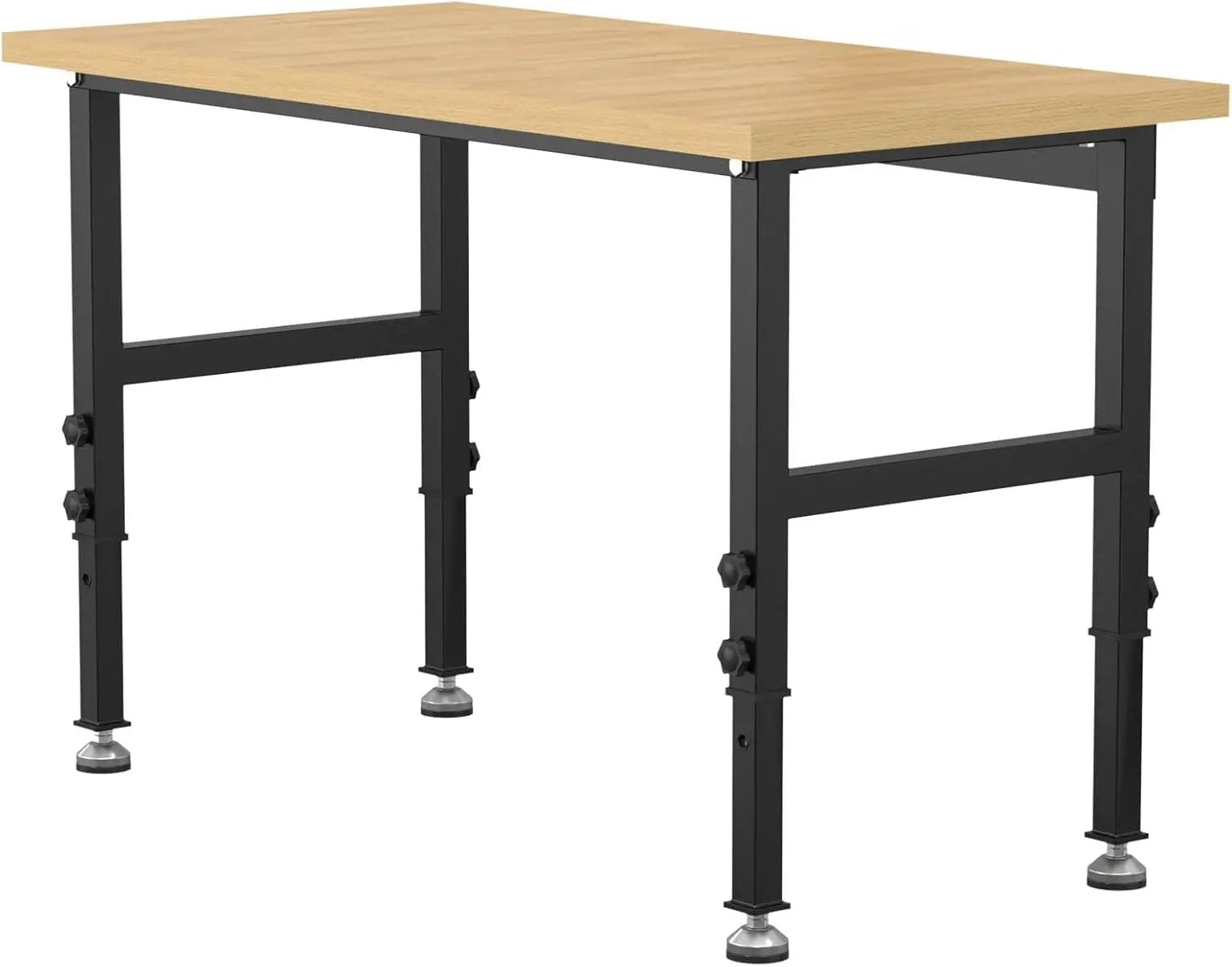 48" Adjustable Workbench,Heavy-Duty Work Table,3000 LBS Load Capacity Particleboard Hardwood Workstation with Fixed feet,for Workshop, Garage by GreenHaven Gardens