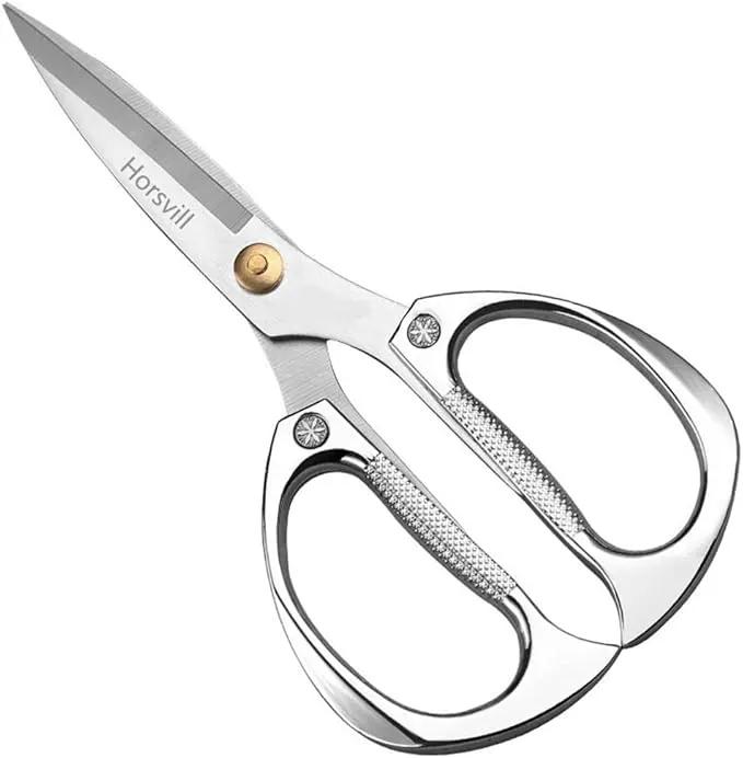 Indoor Plant Shears Garden Scissors, Flower Pruners Made of Japan SK5 Stainless Steel, Flowers Herbs and Plant Cutters, Clippers, Trimmers, Loppers, Bonsai Potted Plant Pruning Scissors by GreenHaven Gardens
