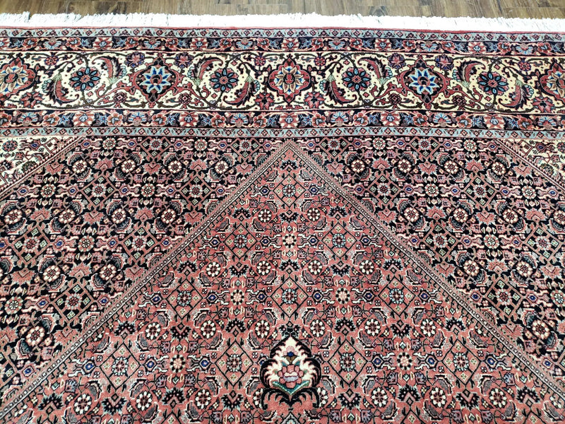 Stunning Persian Bijar Rug 8x11 - Herati Mahi Pattern by Jewel Rugs