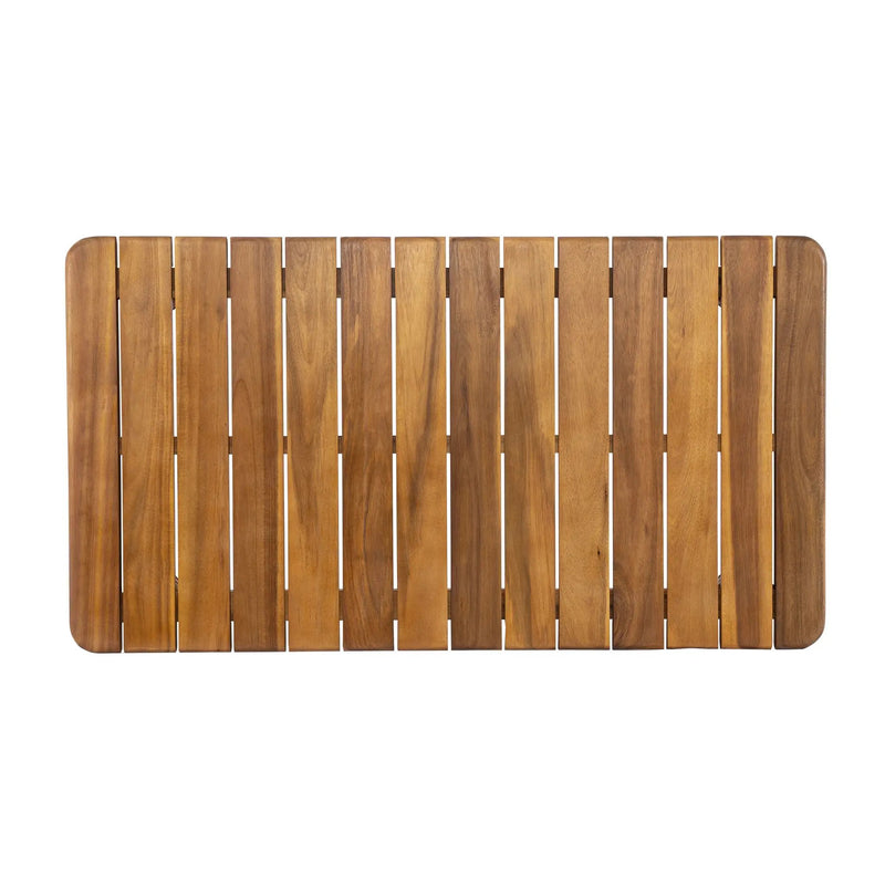 Canape 4-Pieces Acacia Conversation Set with Cream Cushion, Teak by HouseOfZazla