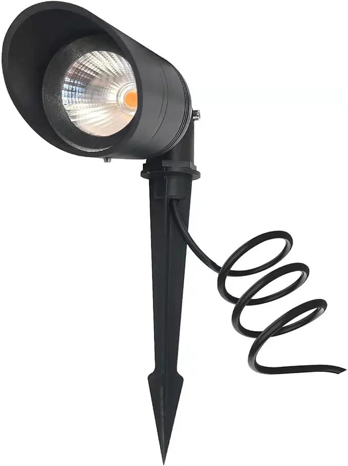 LED Landscape Lights,Ground Light,5W Outdoor Pathway Garden Yard Spotlight,IP65 Waterproof Garden Floodlight,Outdoor Spotlight with Stake,3000K Warm White Spot Lights by GreenHaven Gardens