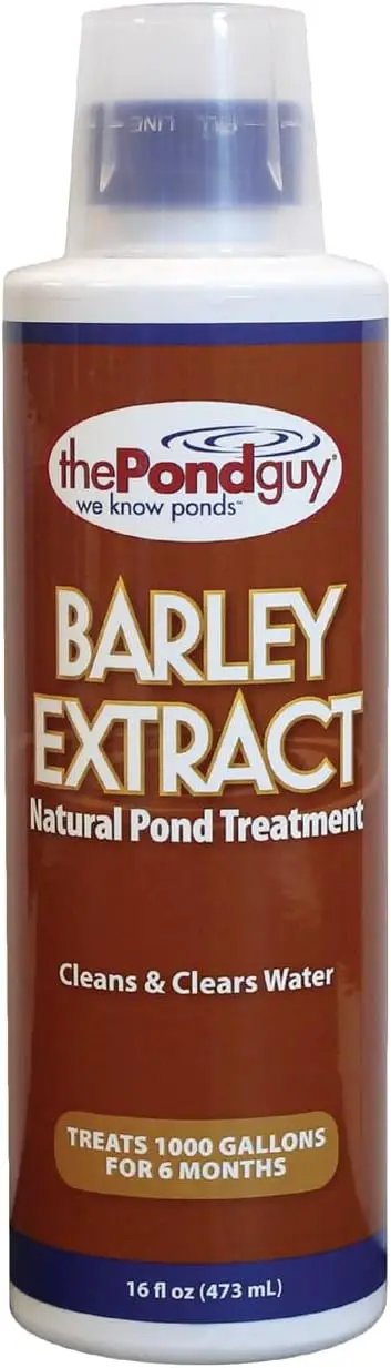 The Pond Guy Barley Extract Natural Liquid Treatment for Ponds and Water Gardens, Safe for Koi Fish and Plants, Natural Solutions for Clear Pond Water - 16 Ounces by GreenHaven Gardens