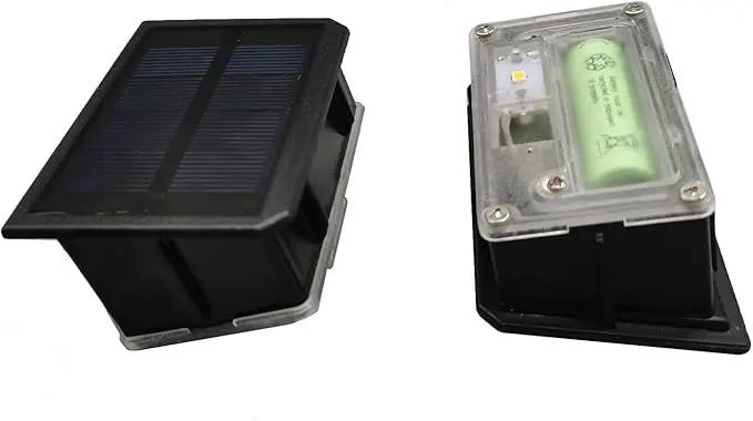GOODFOEVER 2 Pack Solar Lights for Outdoor Fence and Wall: Replacement Top, Waterproof by GreenHaven Gardens