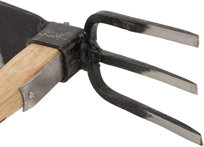 Japanese Craftsmanship Garden Hoe and Cultivator Hand Tiller by GreenHaven Gardens
