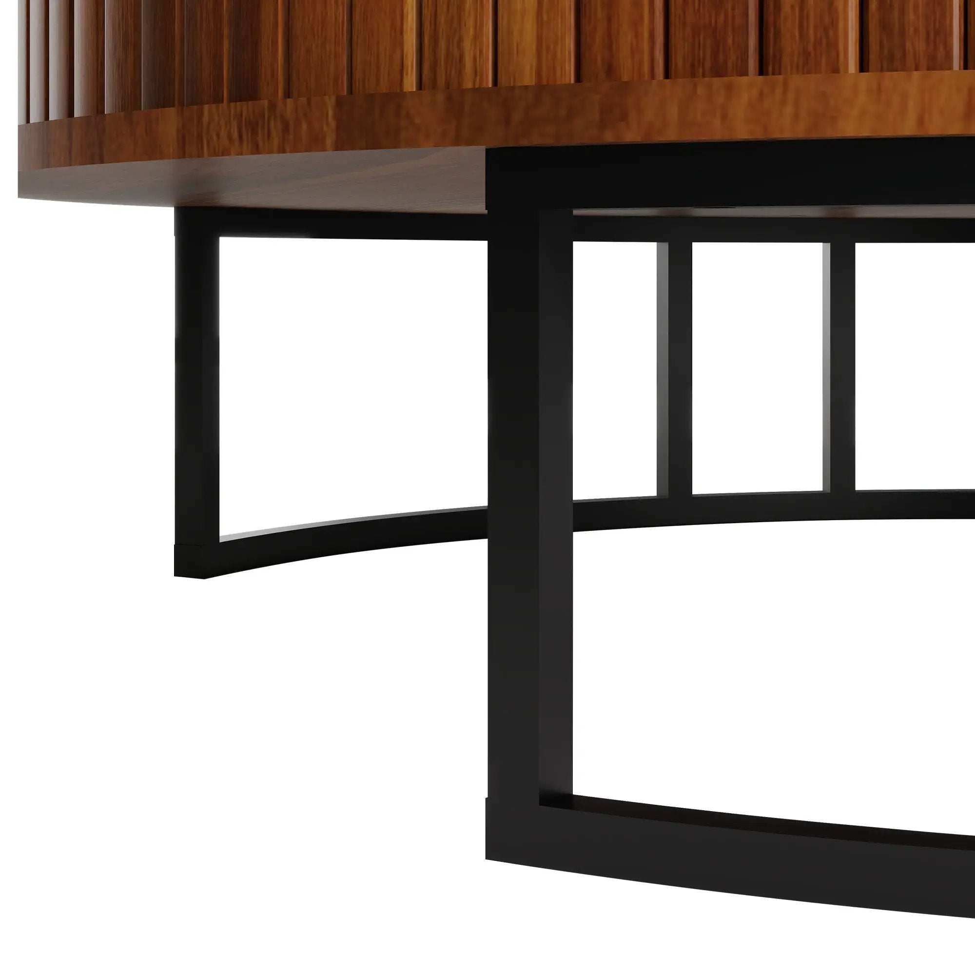 31.5" Round Coffee Table with Storage by HouseOfZazla