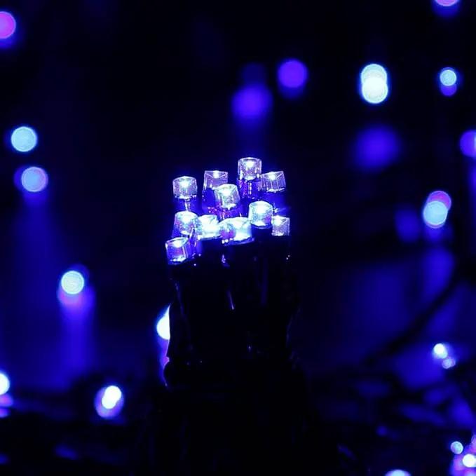 Toodour Solar Christmas Lights, 2 Packs Total 144ft 400 LED 8 Modes Solar String Lights, Waterproof Solar Outdoor Christmas Lights for Garden, Patio, Fence, Balcony, Christmas Tree Decor - Blue by GreenHaven Gardens