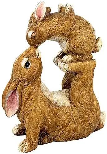 Design Toscano Balancing Bunny Love Garden Rabbit Statue by GreenHaven Gardens