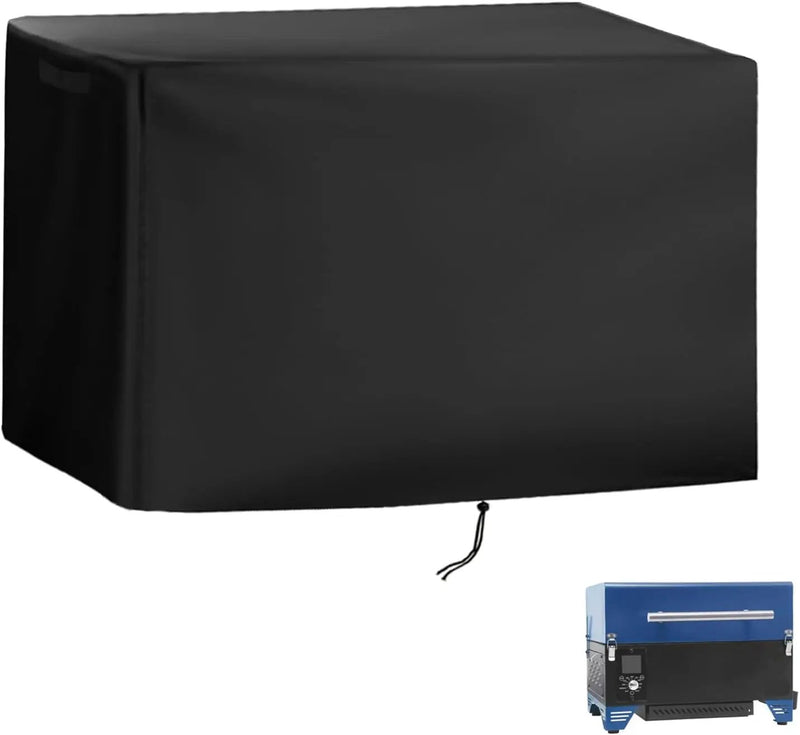 Pellet Grill Cover for ASMOKE AS350 Portable Smoker, Heavy-Duty 600D Pellet Smoker Cover for ASMOKE Portable Pellet Grill by GreenHaven Gardens