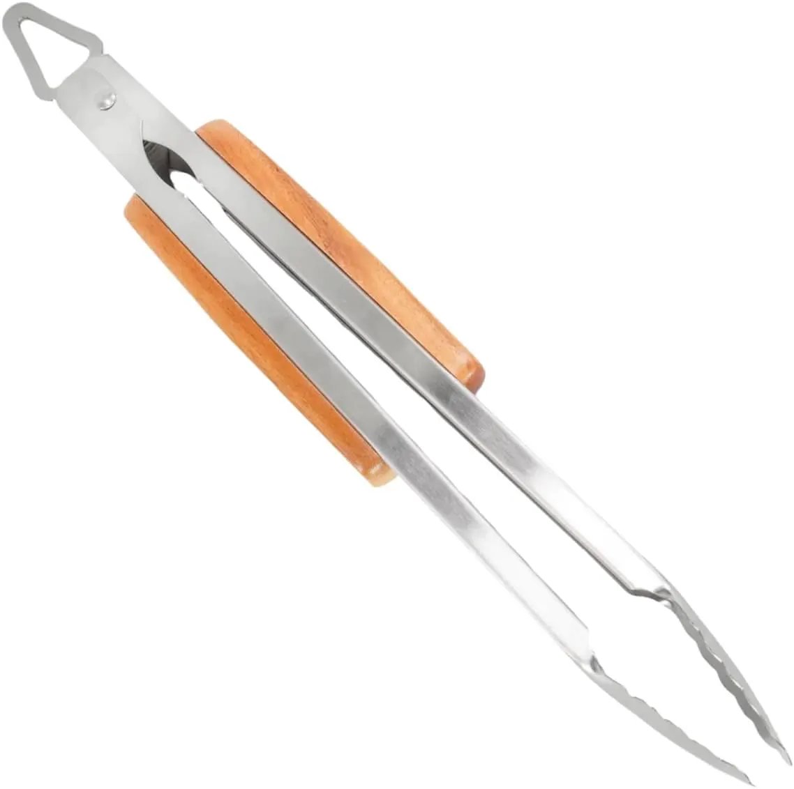 BBQ-AID Pro BBQ Tongs for Grill - 17" Professional Grade Barbecue Tongs for Cooking- Solid & Sturdy - Built with 304 Grade Stainless Steel and Acacia Wood - Heavy Duty Built to Last Kitchen essential. by GreenHaven Gardens