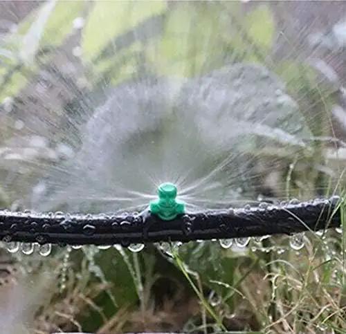 100 Pcs 180 Degree Refraction Atomized Dripper Micro Garden Sprinkler Sprayer Hydroponic Garden Irrigation by GreenHaven Gardens