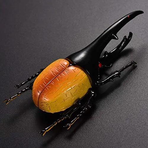 Hiawbon 5.5 inch Fake Beetle Simulated Beetle Model Realistic Plastic Beetle Figures for Fairy Garden Decoration, Set of 6 by GreenHaven Gardens