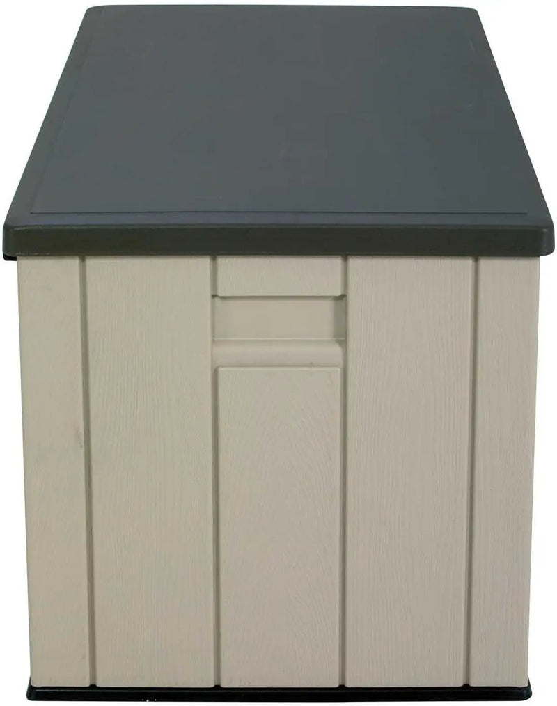 LIFETIME 60254 Heavy-Duty Outdoor Storage Deck Box, 150 Gallon, Desert Sand/Brown by GreenHaven Gardens