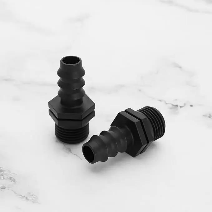 SING F LTD 20pcs 16mm to 1/2 Inch Couplings Irrigation Hose Connector Garden Hose Connector Kit Barb Connector for Drip Irrigation System Garden Pipe Fitting by GreenHaven Gardens