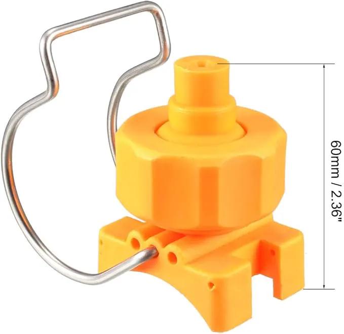 uxcell Spray Nozzle, 1-1/2" Adjustable Ball Flat Fan Full Cone Clamp Clip Nozzle Watering Irrigation by GreenHaven Gardens