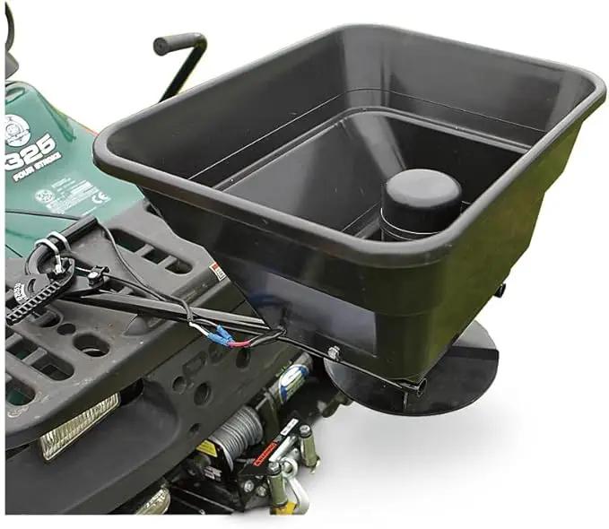 Guide Gear 12-Volt ATV/UTV Broadcast Spreader, 80-lbs Capacity, Lawn and Garden Seed Spreaders with Rain Cover by GreenHaven Gardens