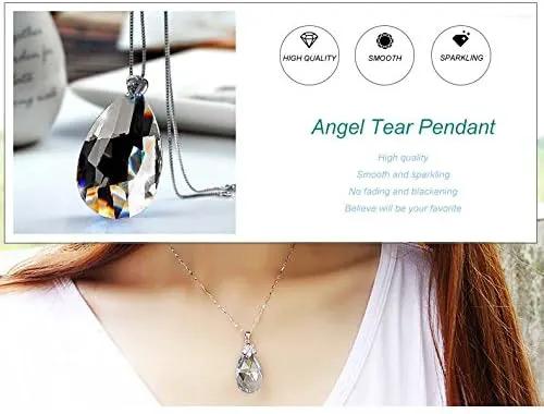 Fushing 20Pcs Chandelier Crystals, Clear Teardrop Crystal Chandelier Pendants Parts Beads, Hanging Crystals for Chandeliers(50mm, Clear) by GreenHaven Gardens