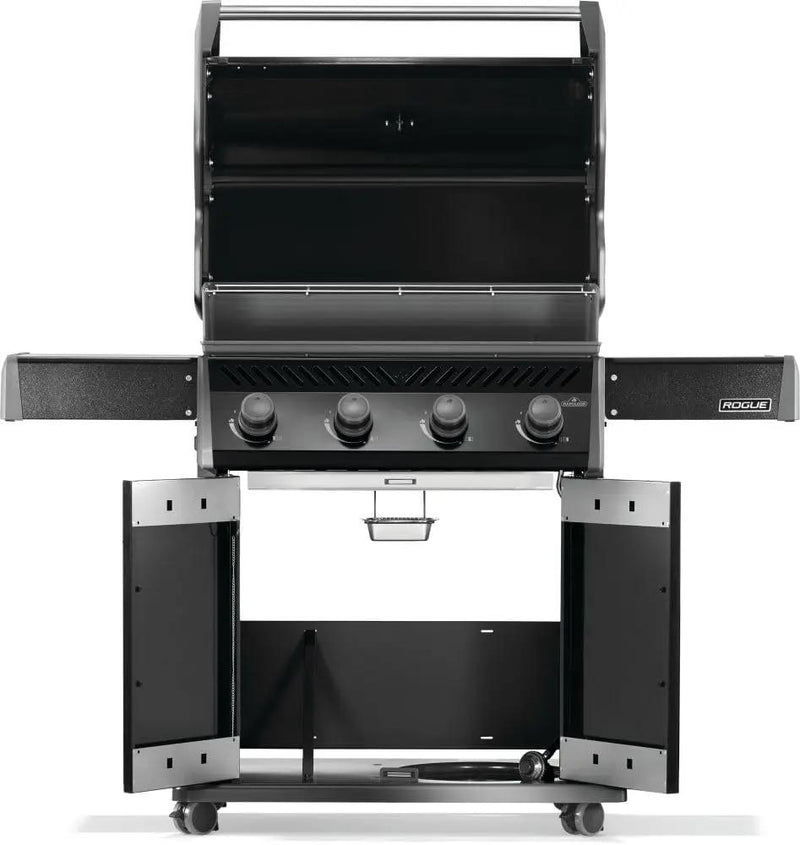 Napoleon Rogue 525 Natural Gas Grill, Black, Durable 4-Burner Cooking Surface by GreenHaven Gardens